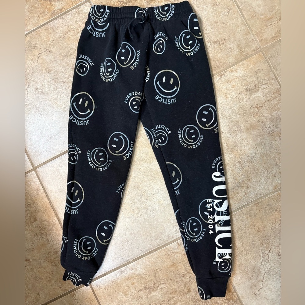 🍭JUSTICE Black Jogging Sweatpants